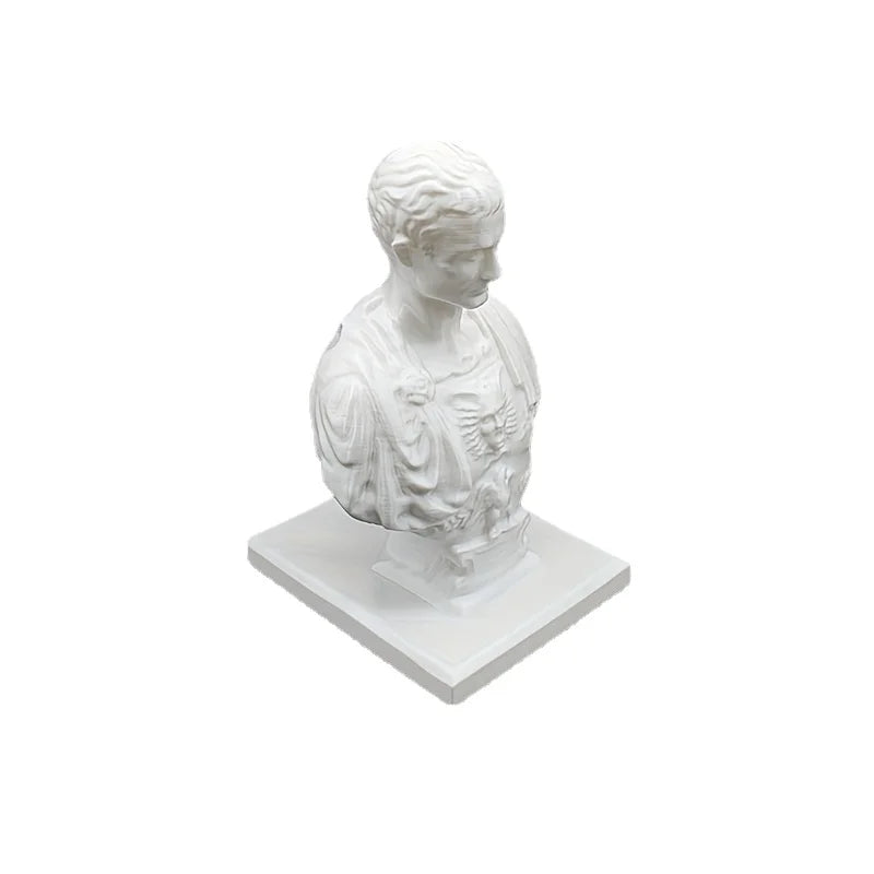 NNEOBA Julius Caesar statue Office Desk Pen Holder-0